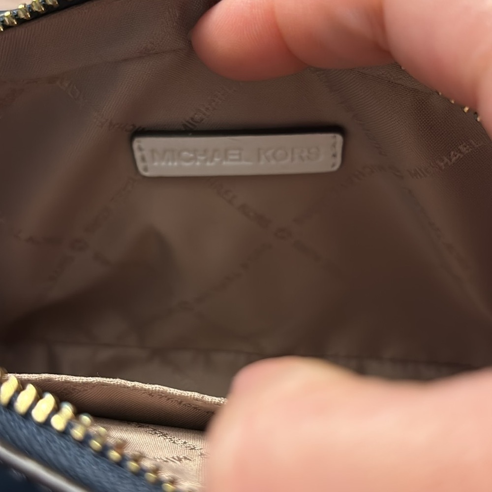 Michael Kors Bradshaw crossbody bag in Yellow, blue and white - Picture 8 of 9